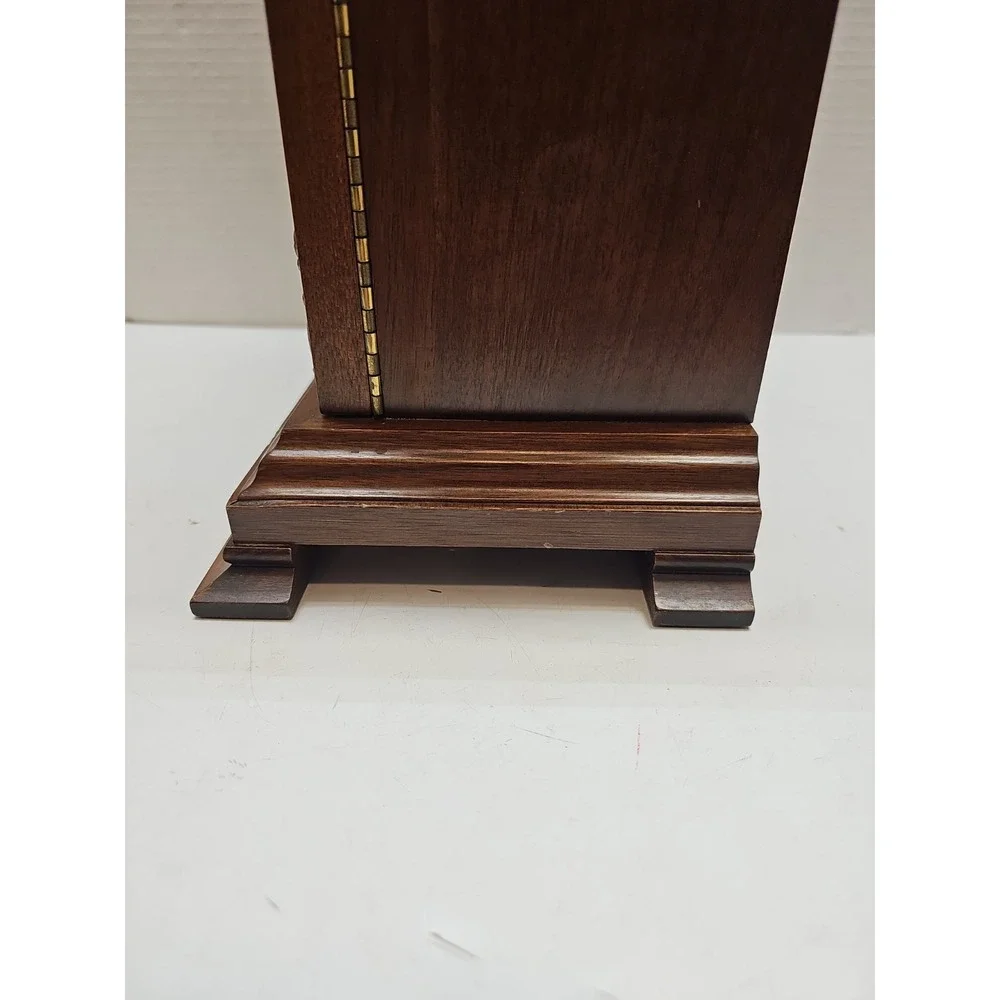 Hamilton Franz Hermle 1050-020 Wooden Bracket Mantel Clock 16